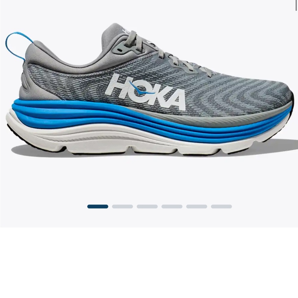 HOKA Men's Gaviota 5 Gray Blue Running shoes size 9